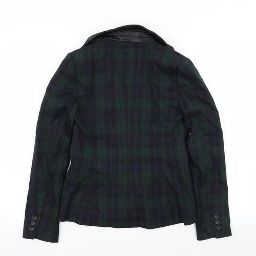 Primark Womens Multicoloured Check  Jacket Blazer Size 8