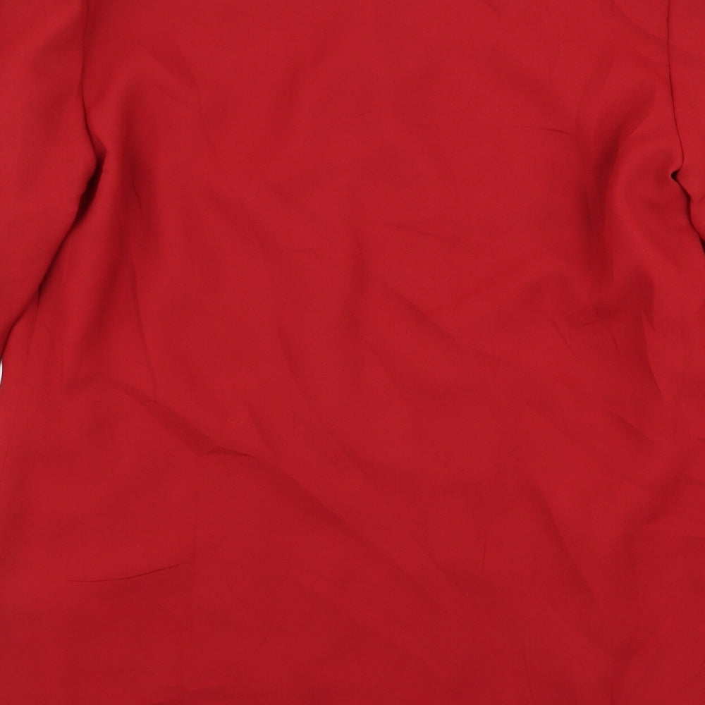 Preworn Womens Red   Jacket Blazer Size 12
