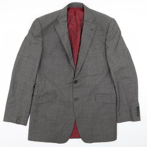 Alfred Brown Mens Grey   Jacket Blazer Size 40