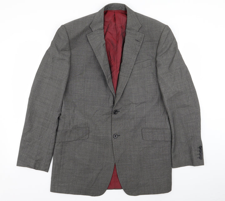 Alfred Brown Mens Grey   Jacket Blazer Size 40