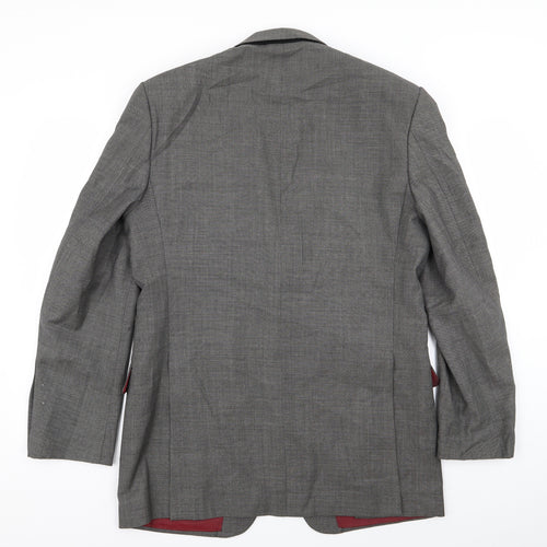 Alfred Brown Mens Grey   Jacket Blazer Size 40