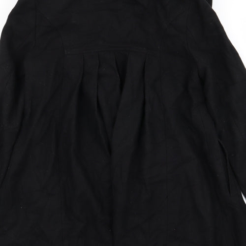 ASOS Womens Black   Overcoat Coat Size 8