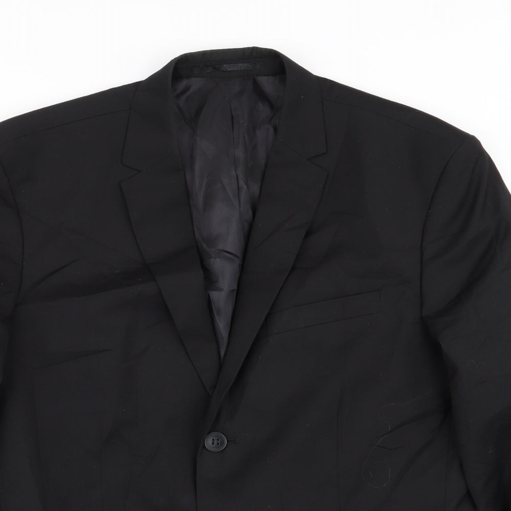H&M Mens Black   Jacket Blazer Size 40
