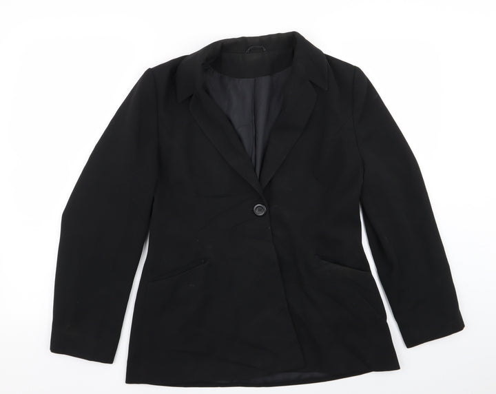 Dorothy Perkins Womens Black Jacket Blazer Size 14
