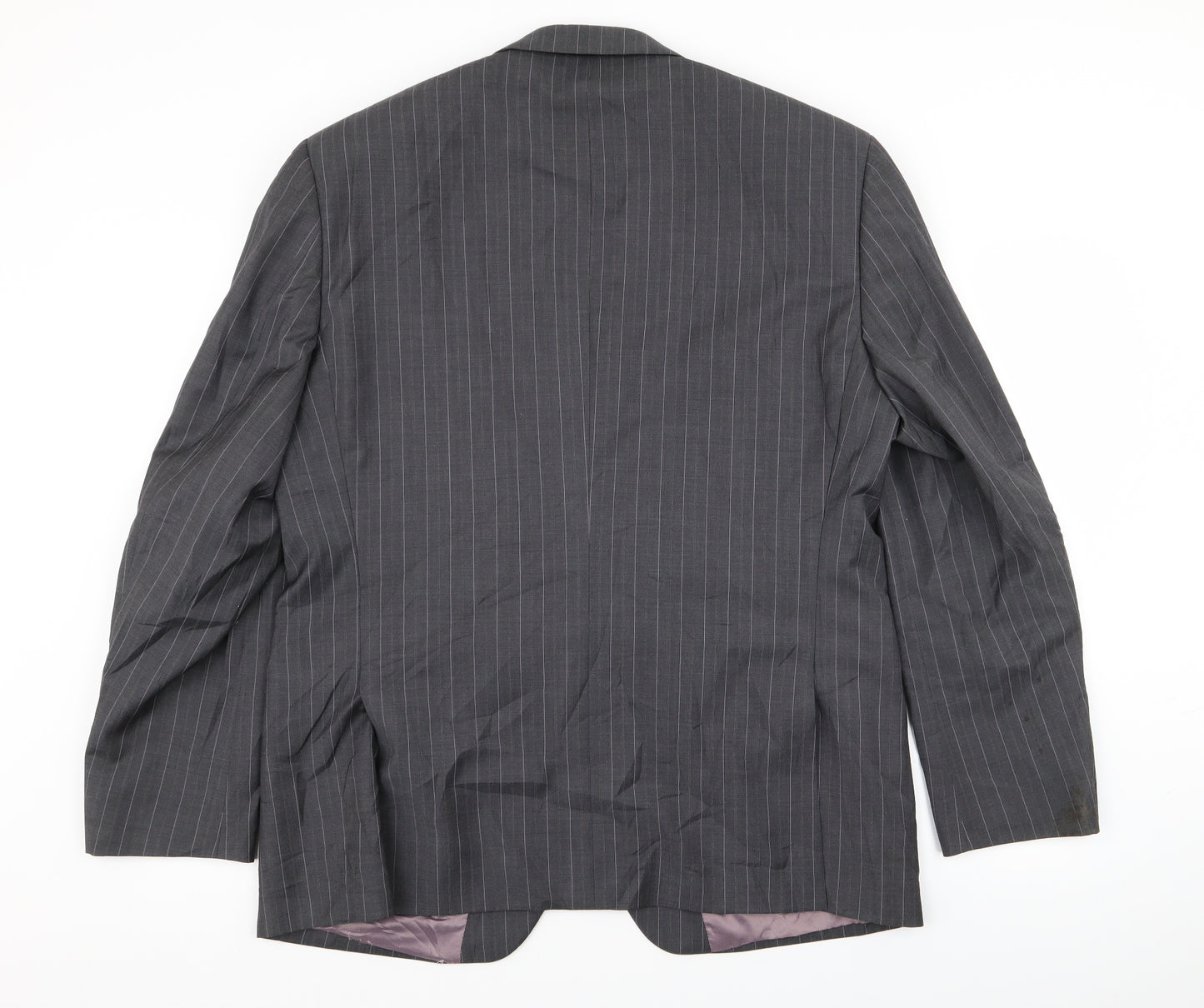 NEXT Mens Grey Striped  Jacket Blazer Size 44