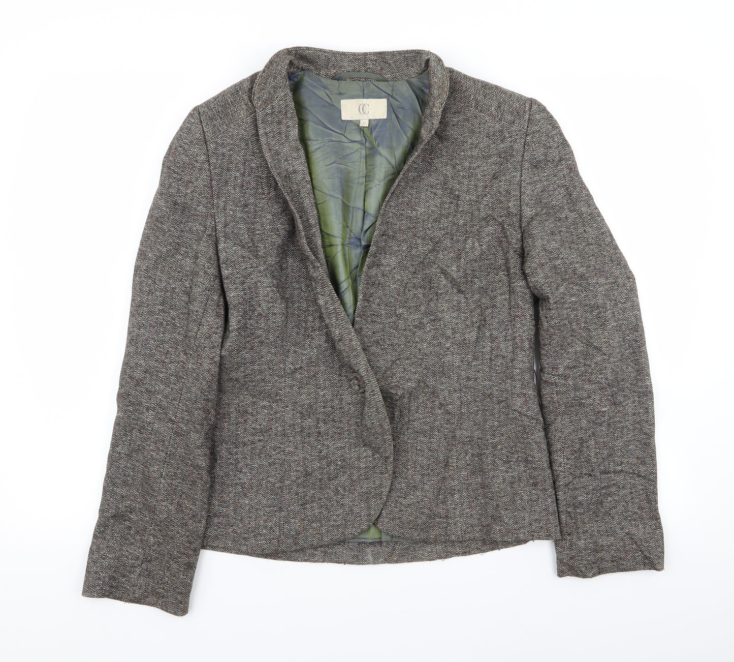 CC Womens Brown   Jacket Blazer Size 12