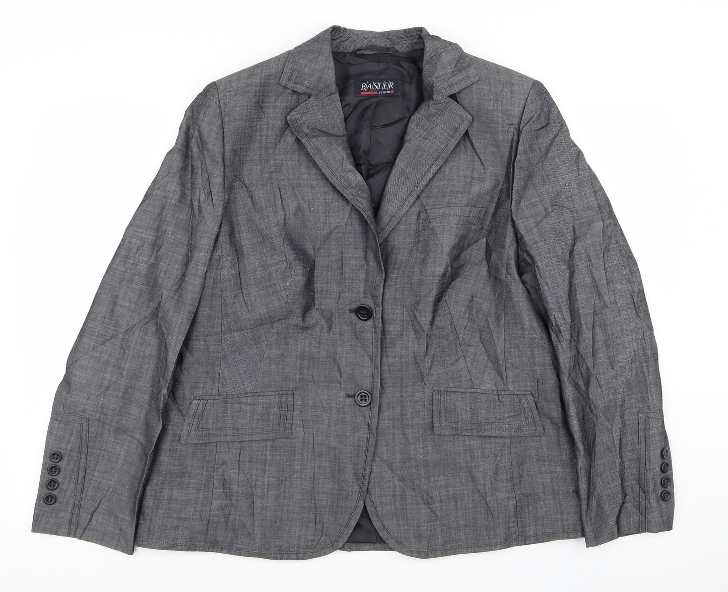 Basler Mens Grey   Jacket Blazer Size 44