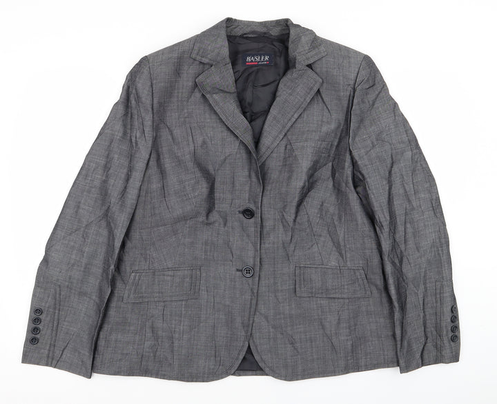 Basler Mens Grey   Jacket Blazer Size 44