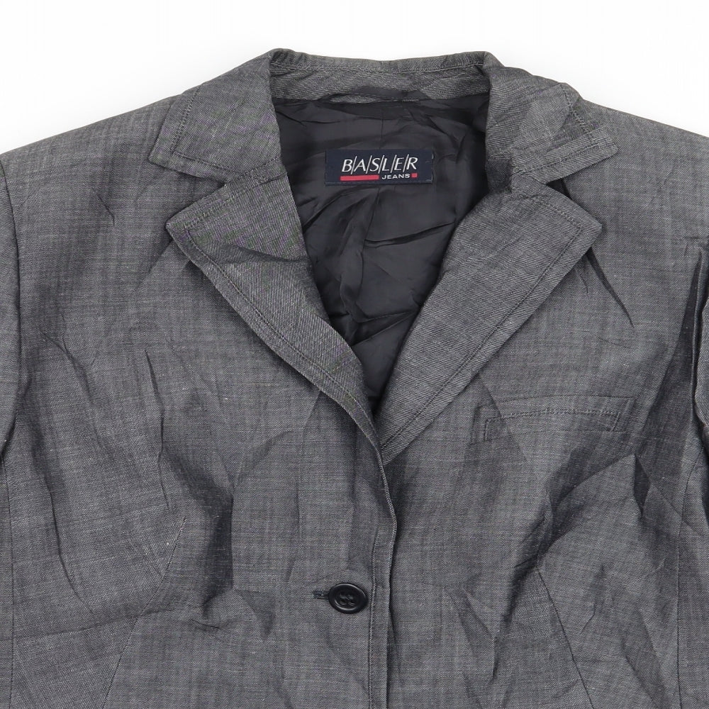 Basler Mens Grey   Jacket Blazer Size 44