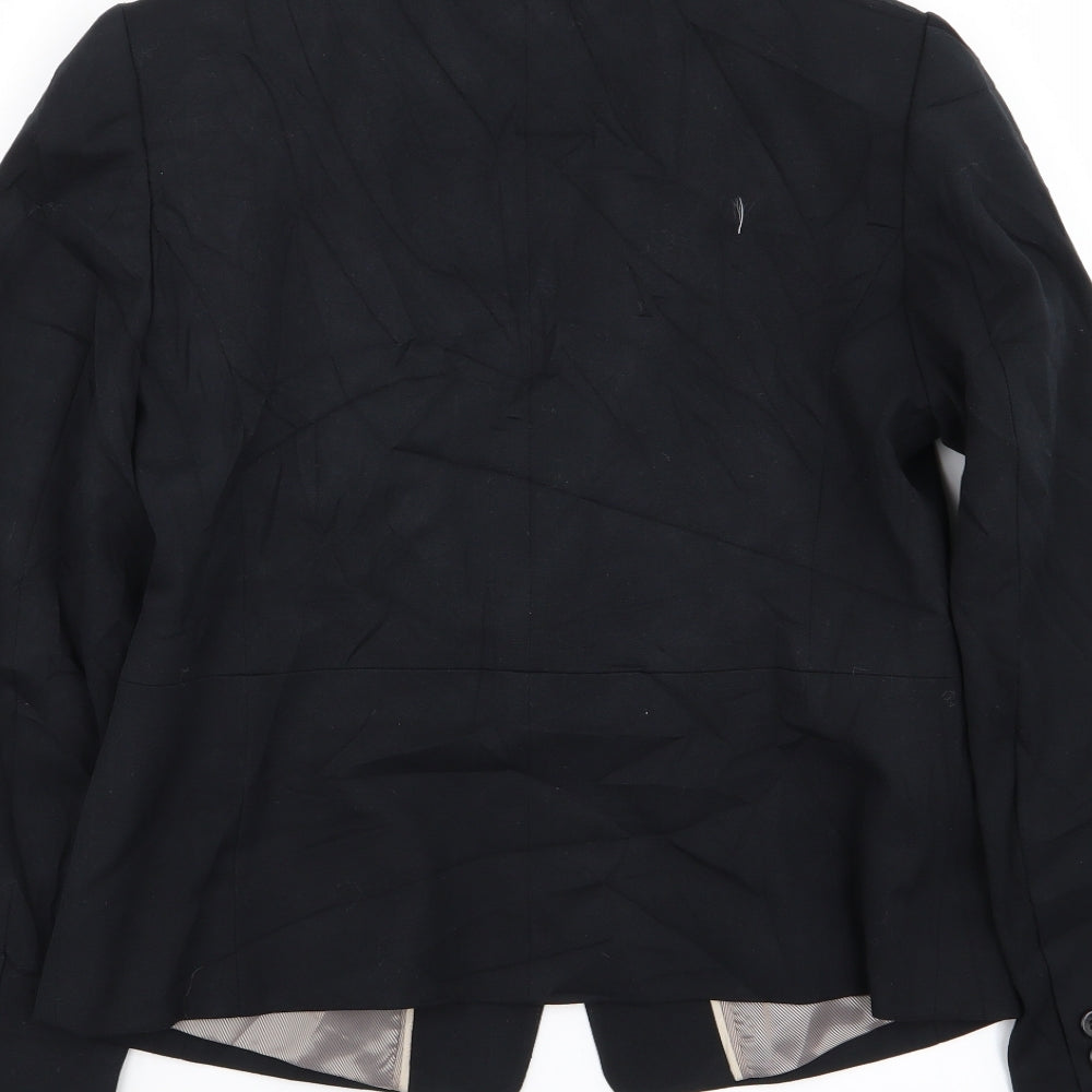 M&s Womens Black   Jacket Blazer Size 10