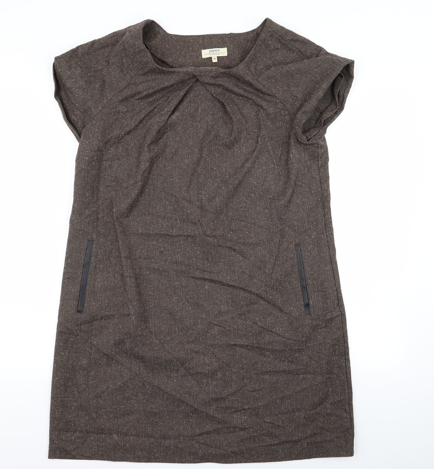 Papaya Womens Brown   A-Line  Size 16