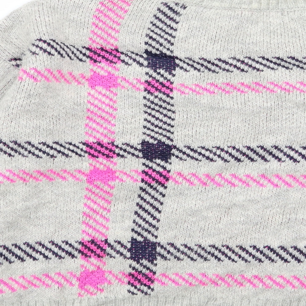 M&Co Womens Multicoloured Geometric  Pullover Jumper Size M
