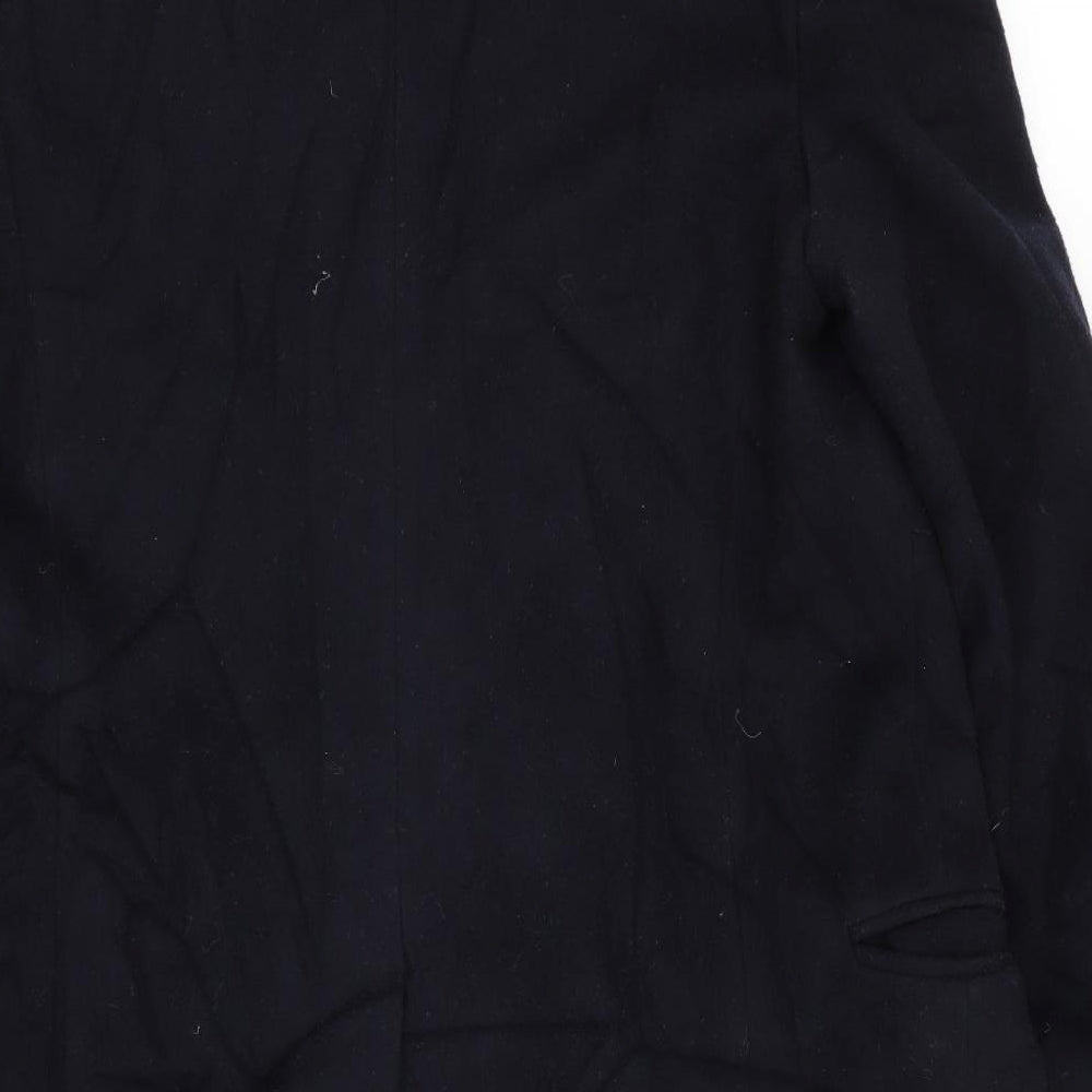 Preworn Mens Blue   Overcoat Coat Size M