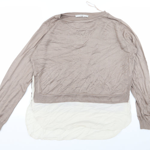 Asda George Womens Beige   Pullover Jumper Size 14