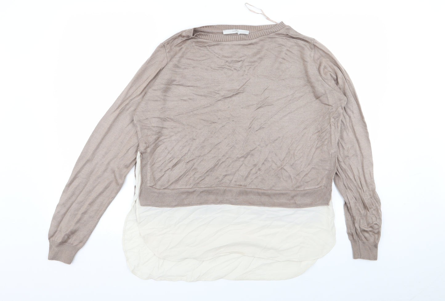 Asda George Womens Beige   Pullover Jumper Size 14