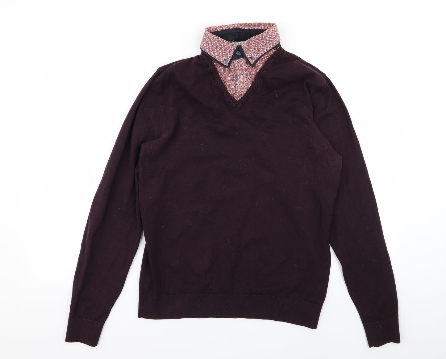NEXT Mens Purple   Pullover Jumper Size M  - shirt/jumper