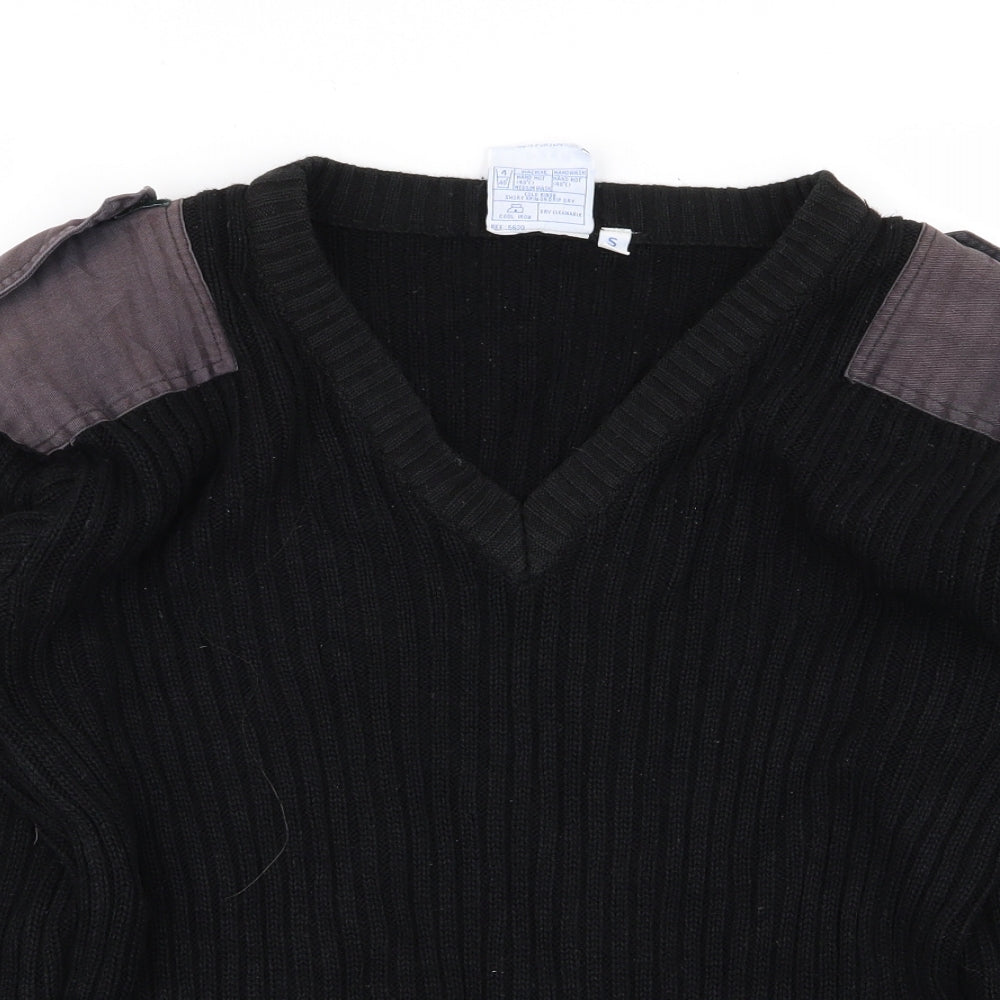 blue castle Mens Black   Pullover Jumper Size S