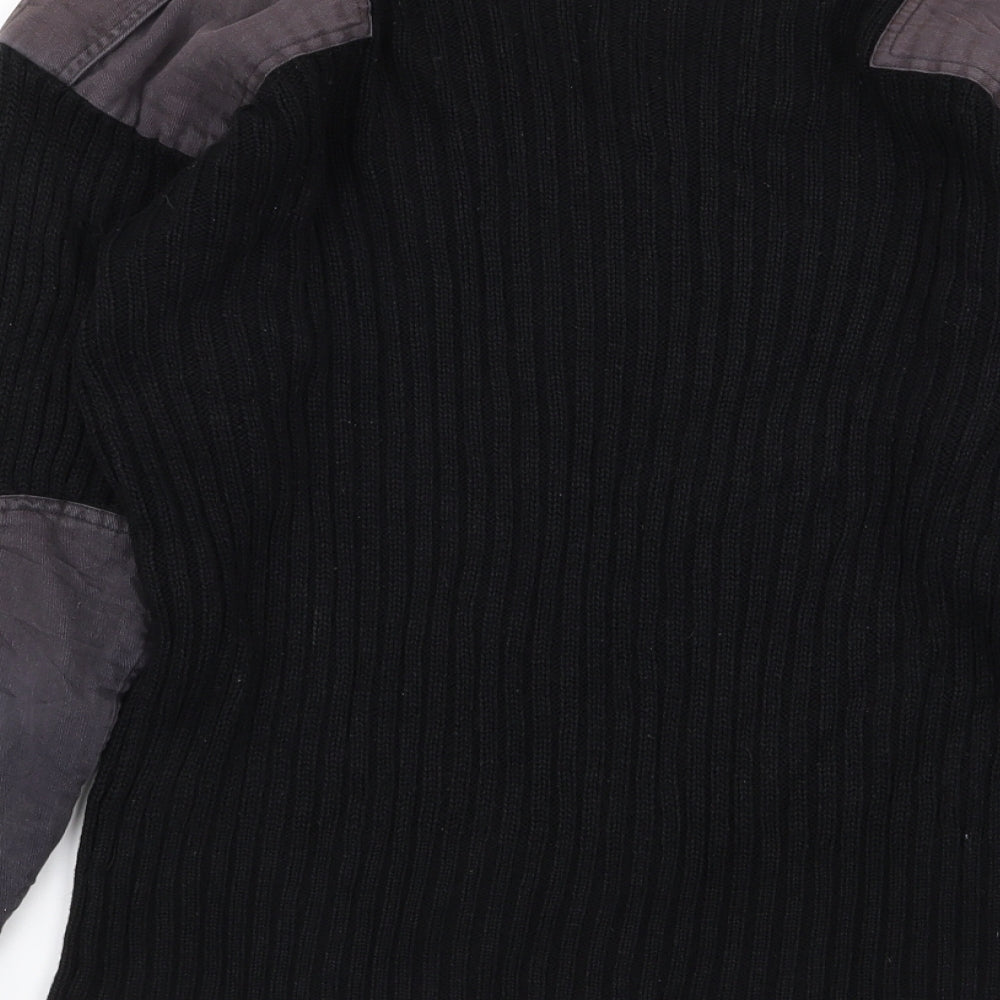 blue castle Mens Black   Pullover Jumper Size S