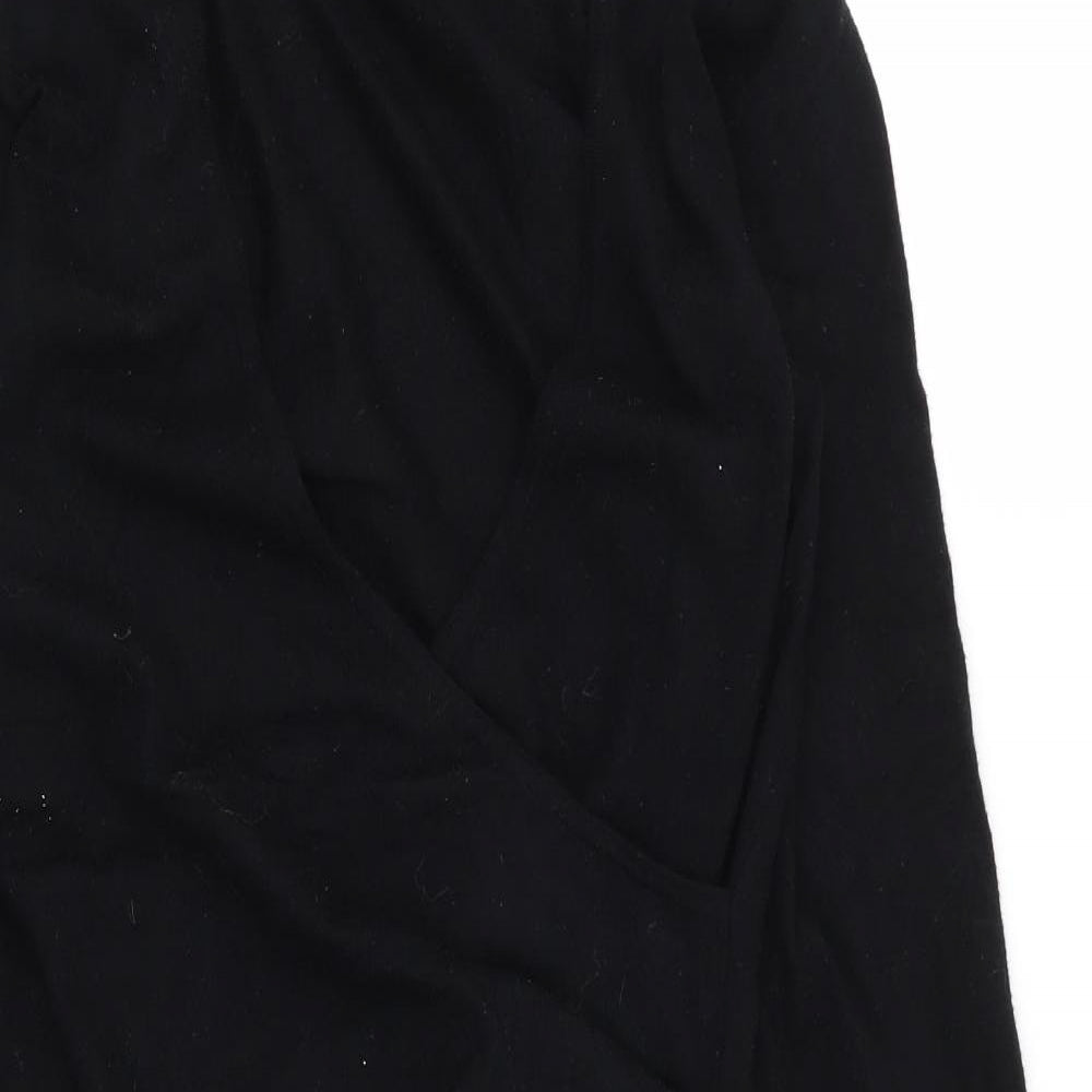 Monsoon Womens Black Striped  Jumper Dress  Size 12