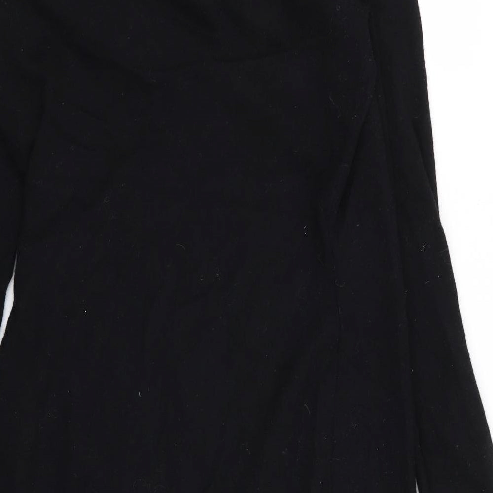 Monsoon Womens Black Striped  Jumper Dress  Size 12