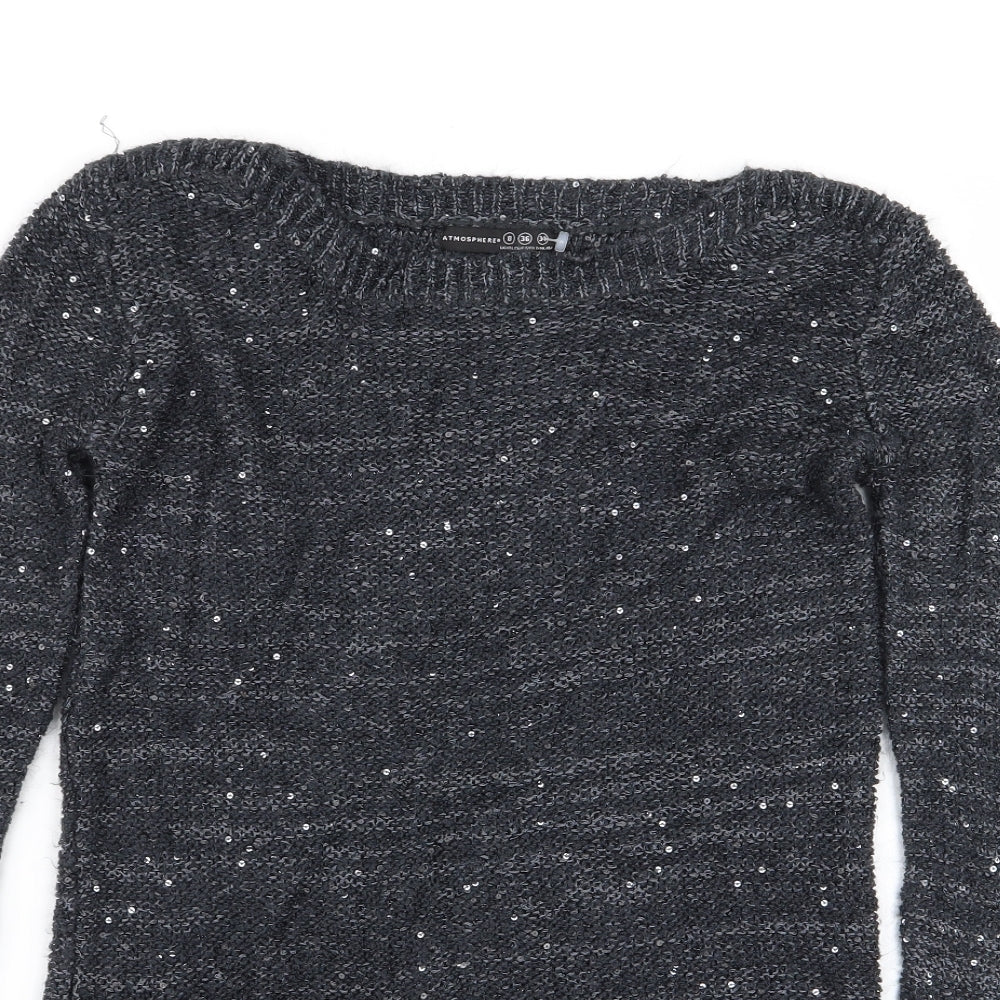 Primark Womens Grey   Pullover Jumper Size 8