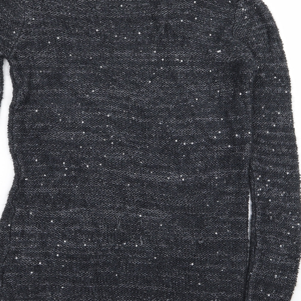 Primark Womens Grey   Pullover Jumper Size 8