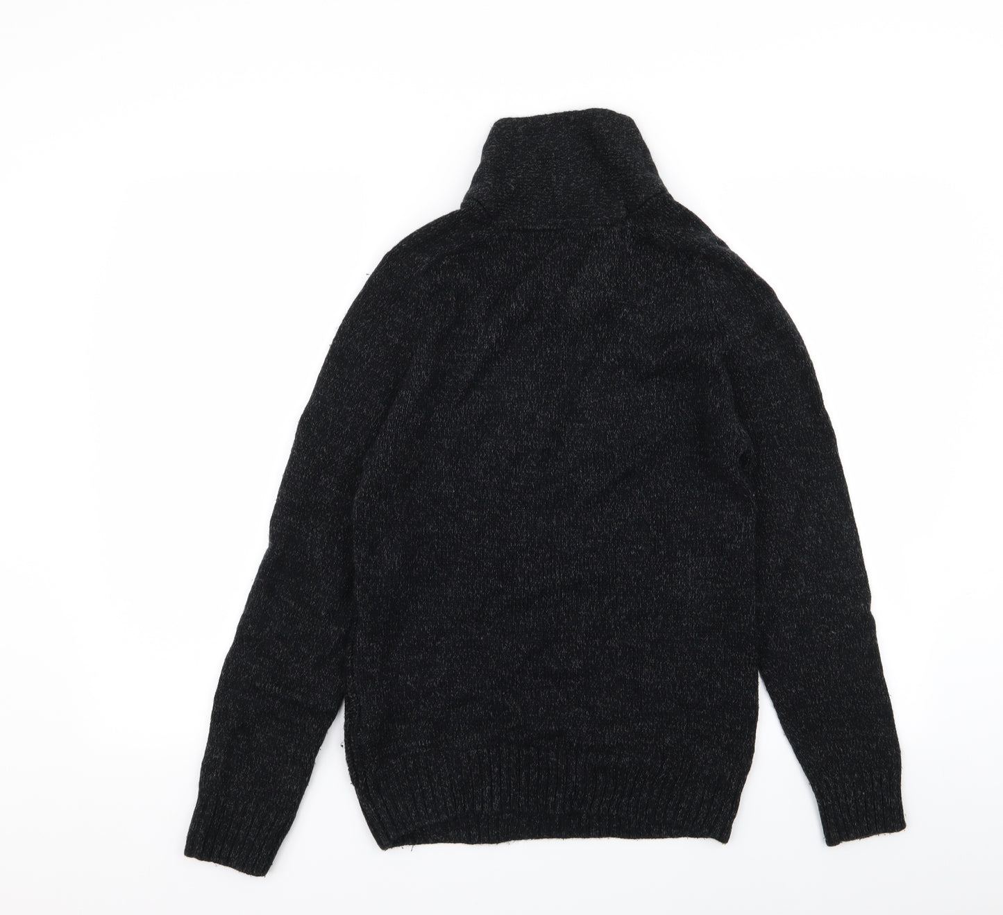 Peacocks Mens Black   Pullover Jumper Size S