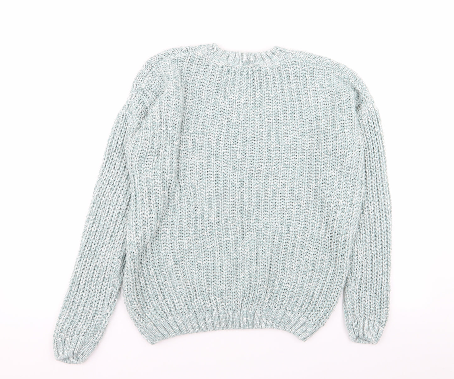 Peacocks Womens Green   Pullover Jumper Size S