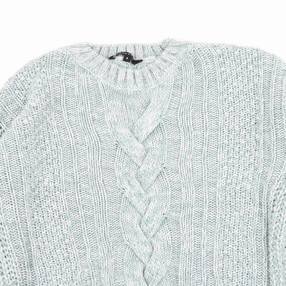 Peacocks Womens Green   Pullover Jumper Size S