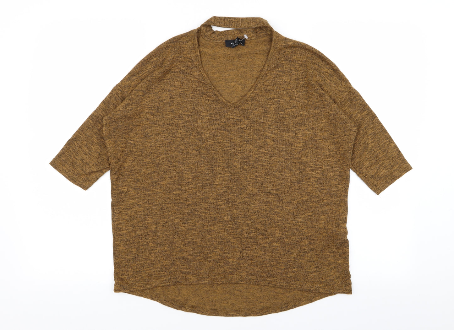 New Look Womens Brown   Basic T-Shirt Size S