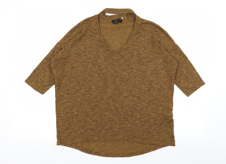 New Look Womens Brown   Basic T-Shirt Size S