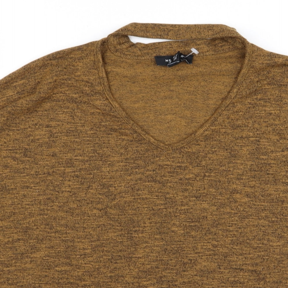 New Look Womens Brown   Basic T-Shirt Size S