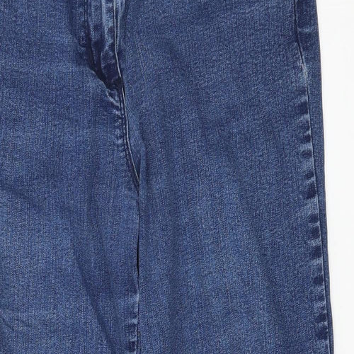 Preworb Womens Blue  Denim Straight Jeans Size 10 L24 in