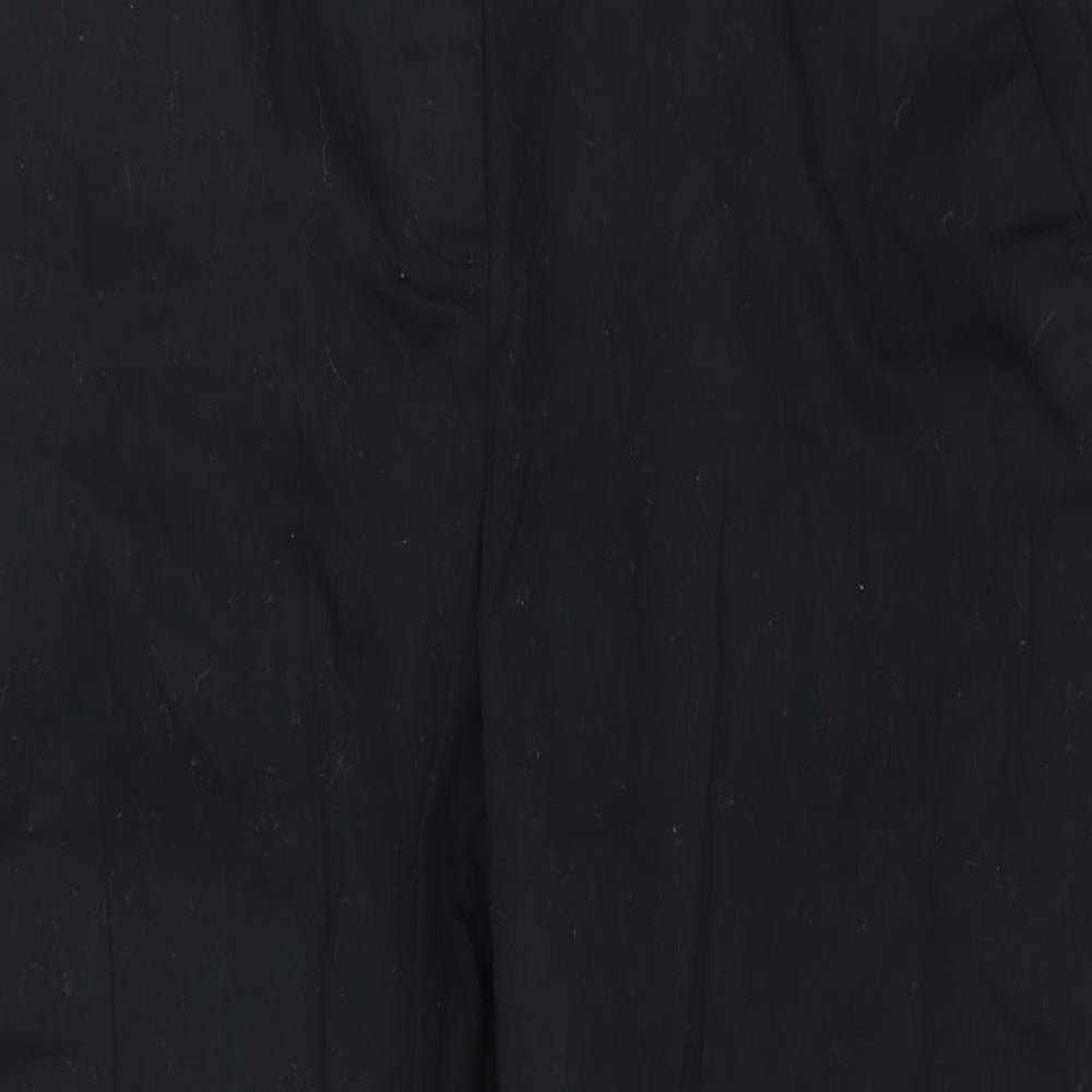 TU Womens Black   Cropped Trousers Size 12 L23 in