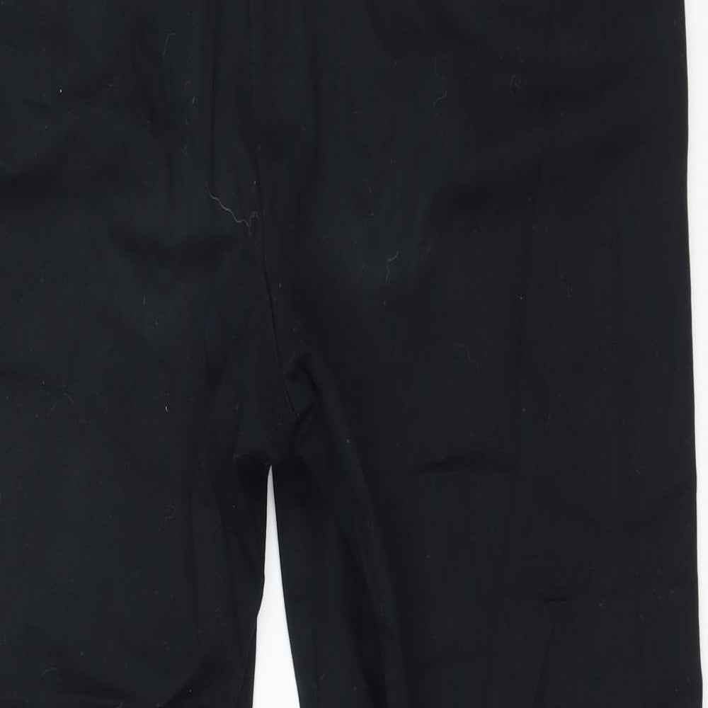 TU Womens Black   Cropped Trousers Size 12 L23 in