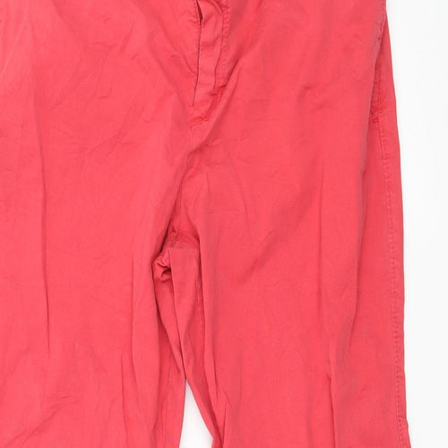 Preworn Womens Pink   Cropped Trousers Size 32 in L26 in