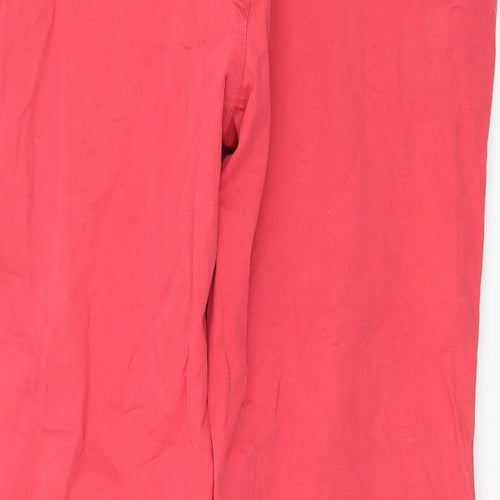 Preworn Womens Pink   Cropped Trousers Size 32 in L26 in