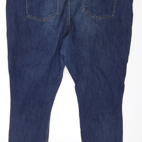 Dorothy Perkins Womens Blue  Denim Straight Jeans Size 28 L29 in