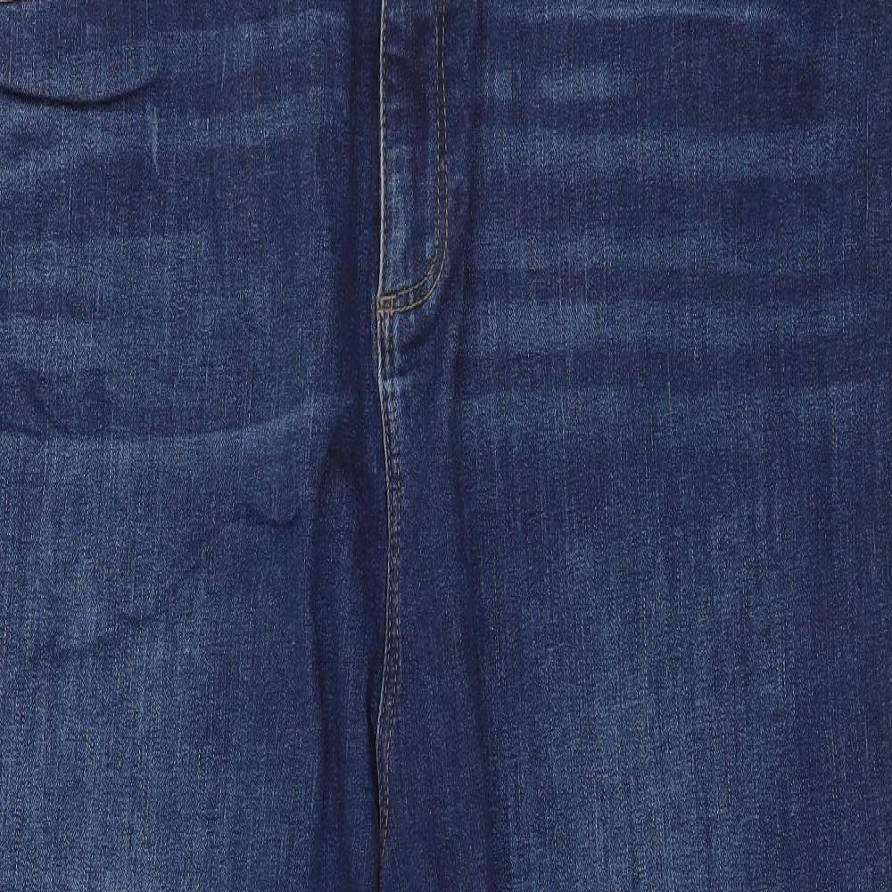 Dorothy Perkins Womens Blue  Denim Straight Jeans Size 28 L29 in