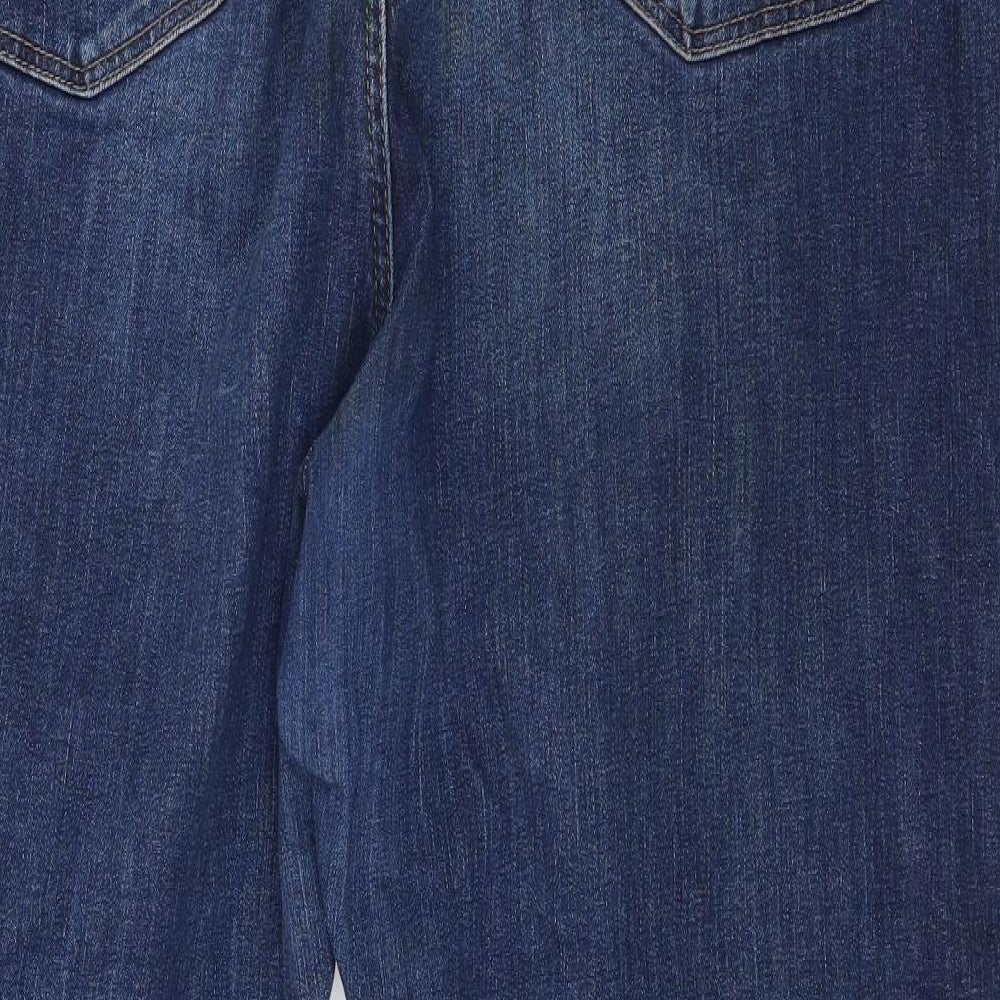 Dorothy Perkins Womens Blue  Denim Straight Jeans Size 28 L29 in