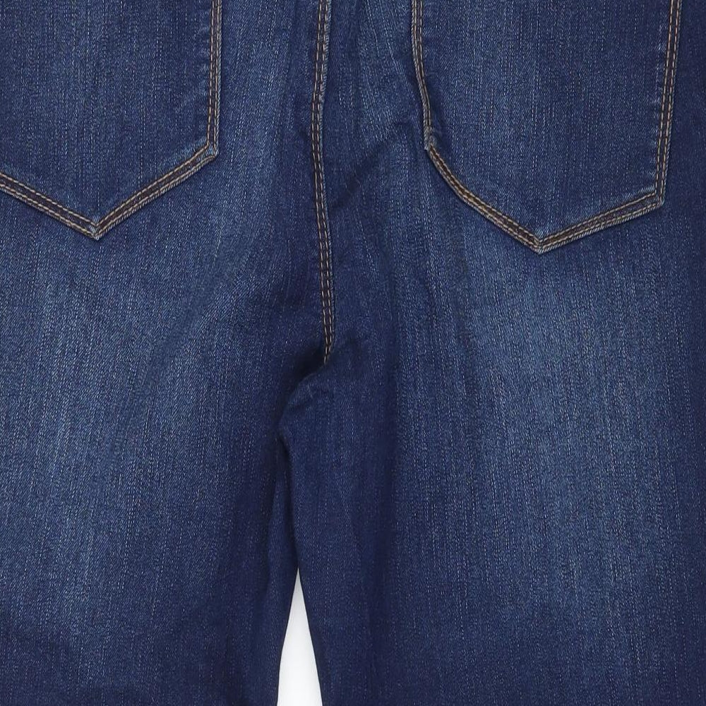 Dorothy Perkins Womens Blue  Denim Cropped Jeans Size 16 L20 in