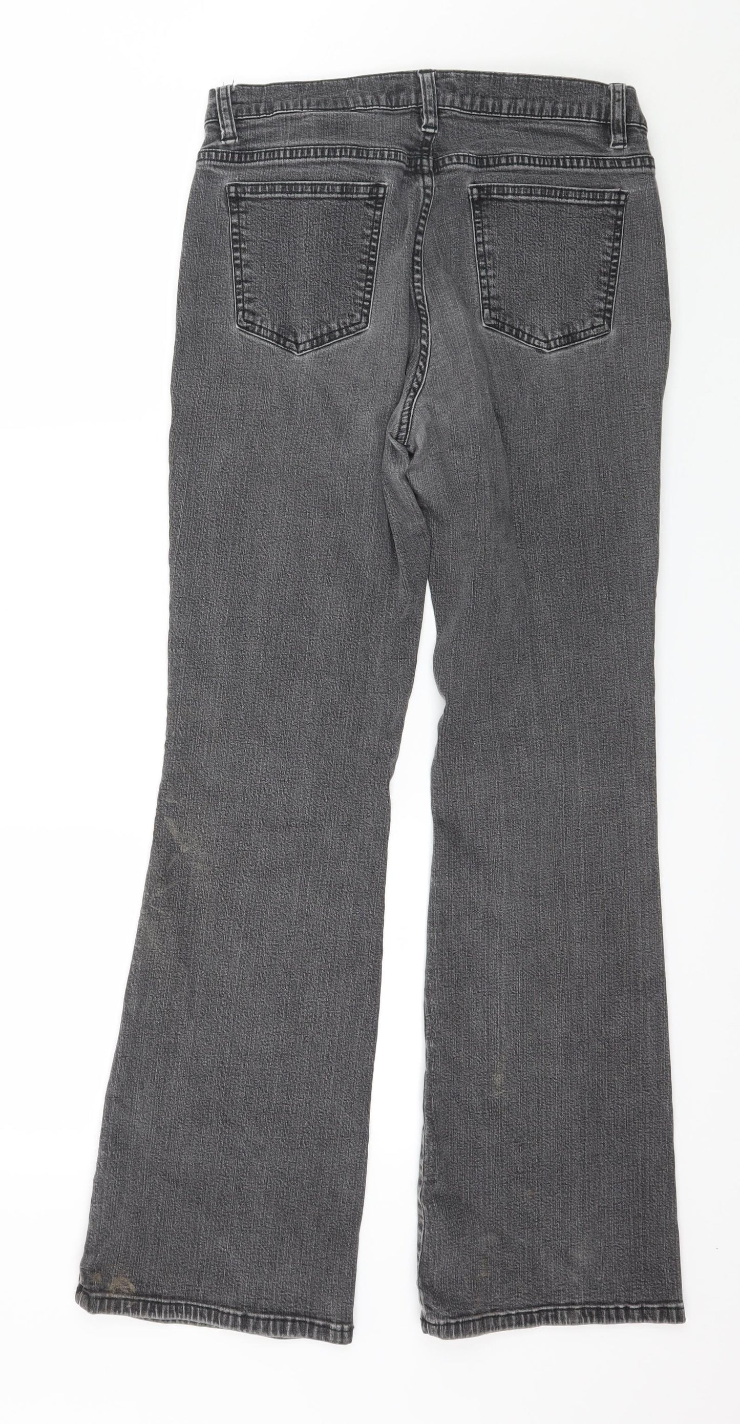 NEXT Womens Grey  Denim Bootcut Jeans Size 12 L29 in