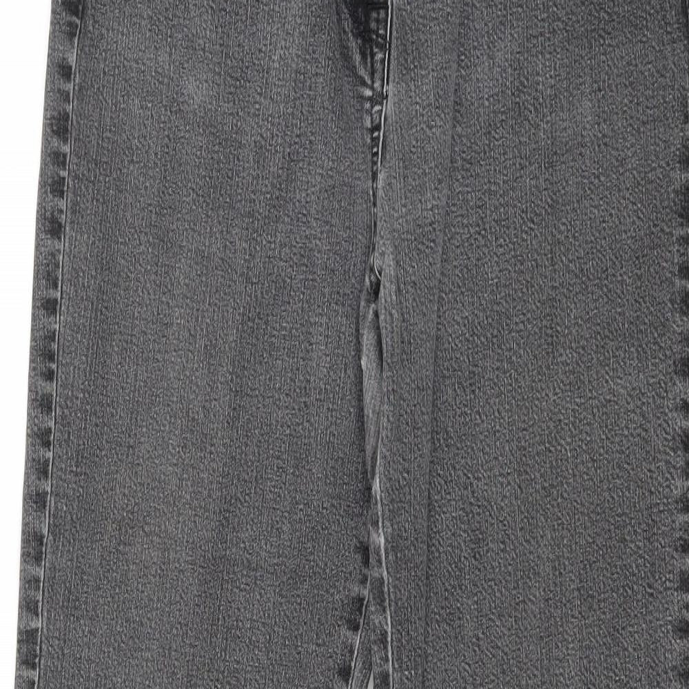 NEXT Womens Grey  Denim Bootcut Jeans Size 12 L29 in