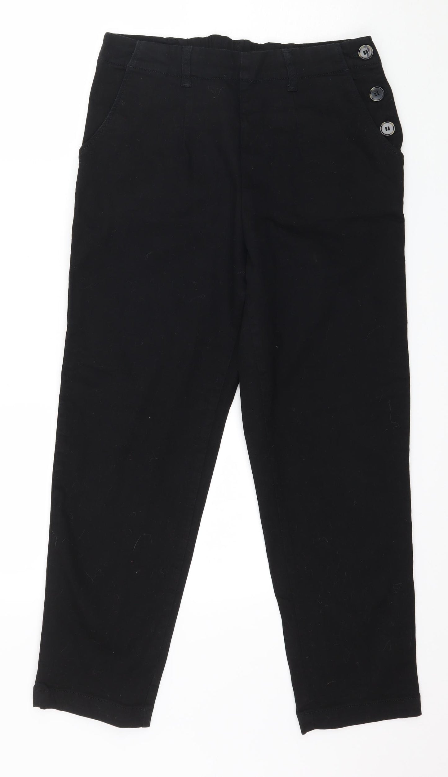 Seasalt Womens Black  Denim Straight Jeans Size 12 L26 in
