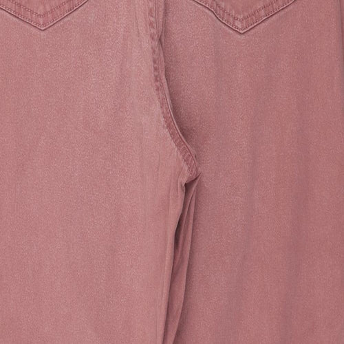 F&F Womens Pink  Denim Straight Jeans Size 36 in L27 in