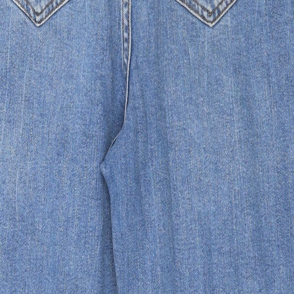 New Look Womens Blue  Denim Straight Jeans Size 14 L23 in