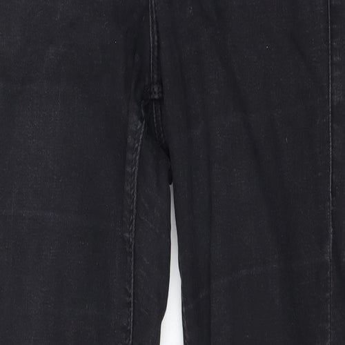 Topshop Womens Black  Denim Skinny Jeans Size 28 in L29 in