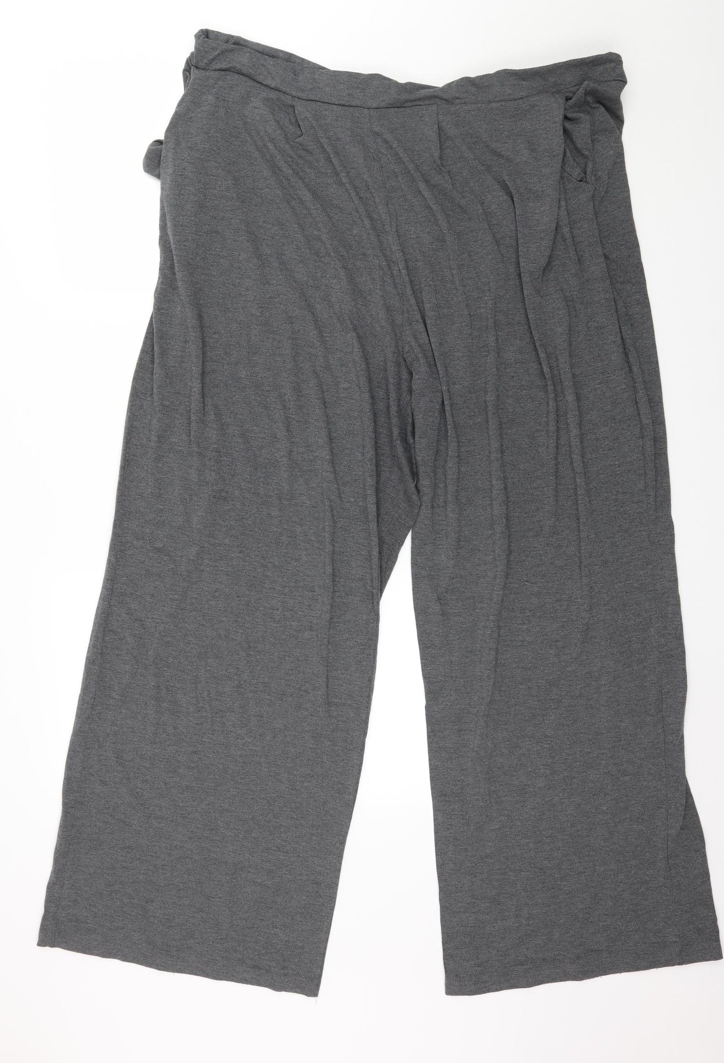 Simply Be Womens Grey  Jersey Trousers  Size 24 L29 in