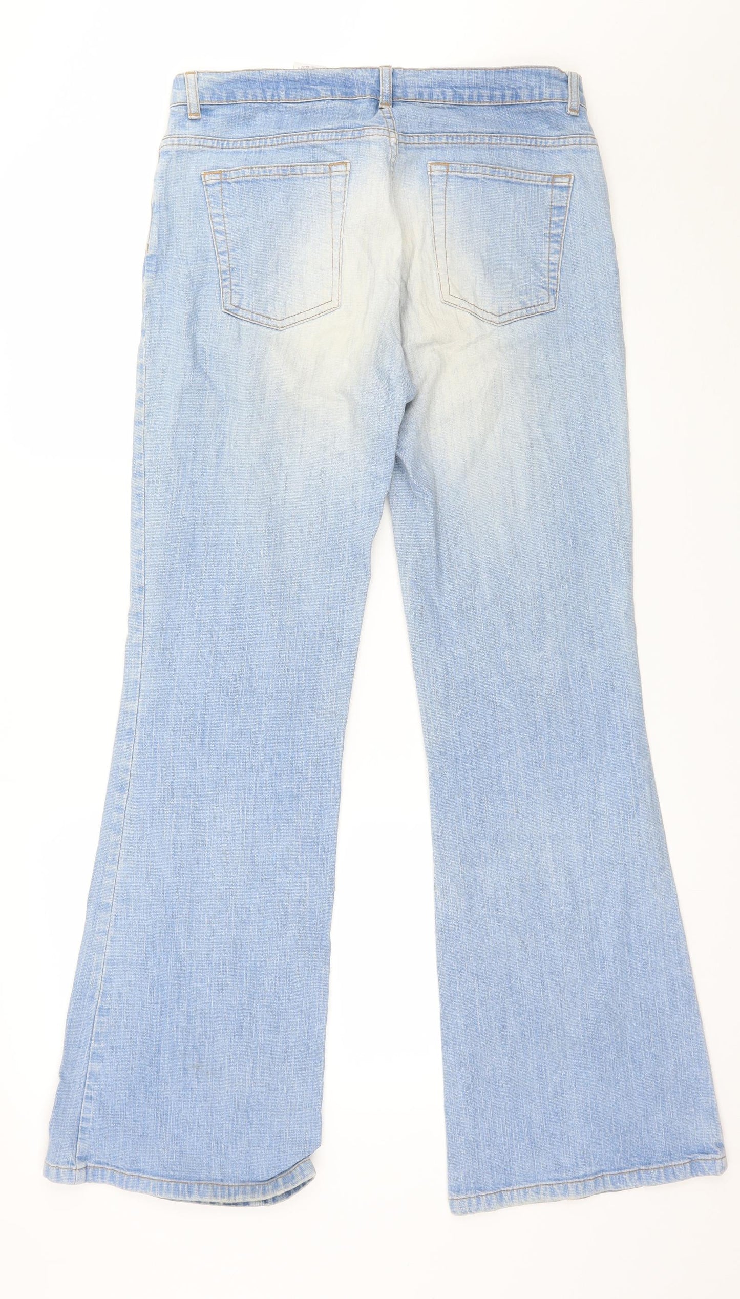 NEXT Womens Blue  Denim Bootcut Jeans Size 12 L30 in