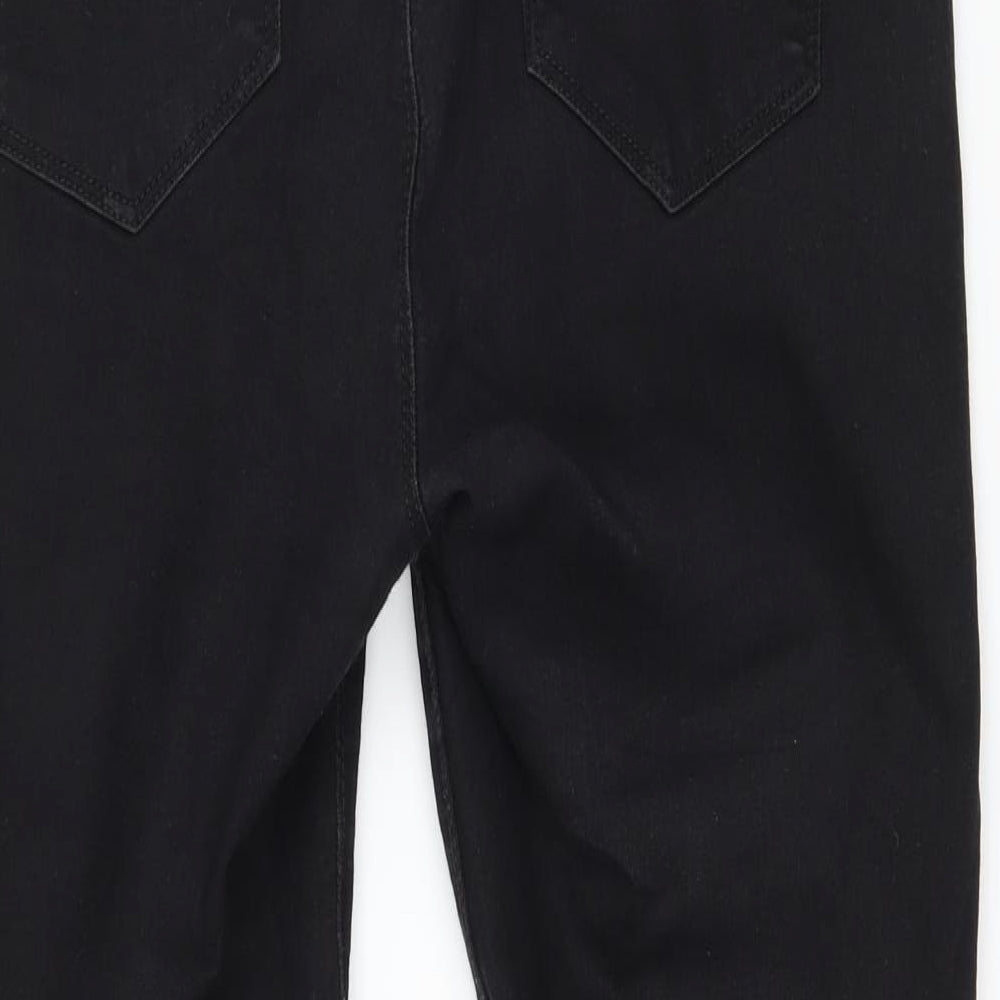 Denim & Co. Womens Black  Denim Jegging Jeans Size 16 L27 in